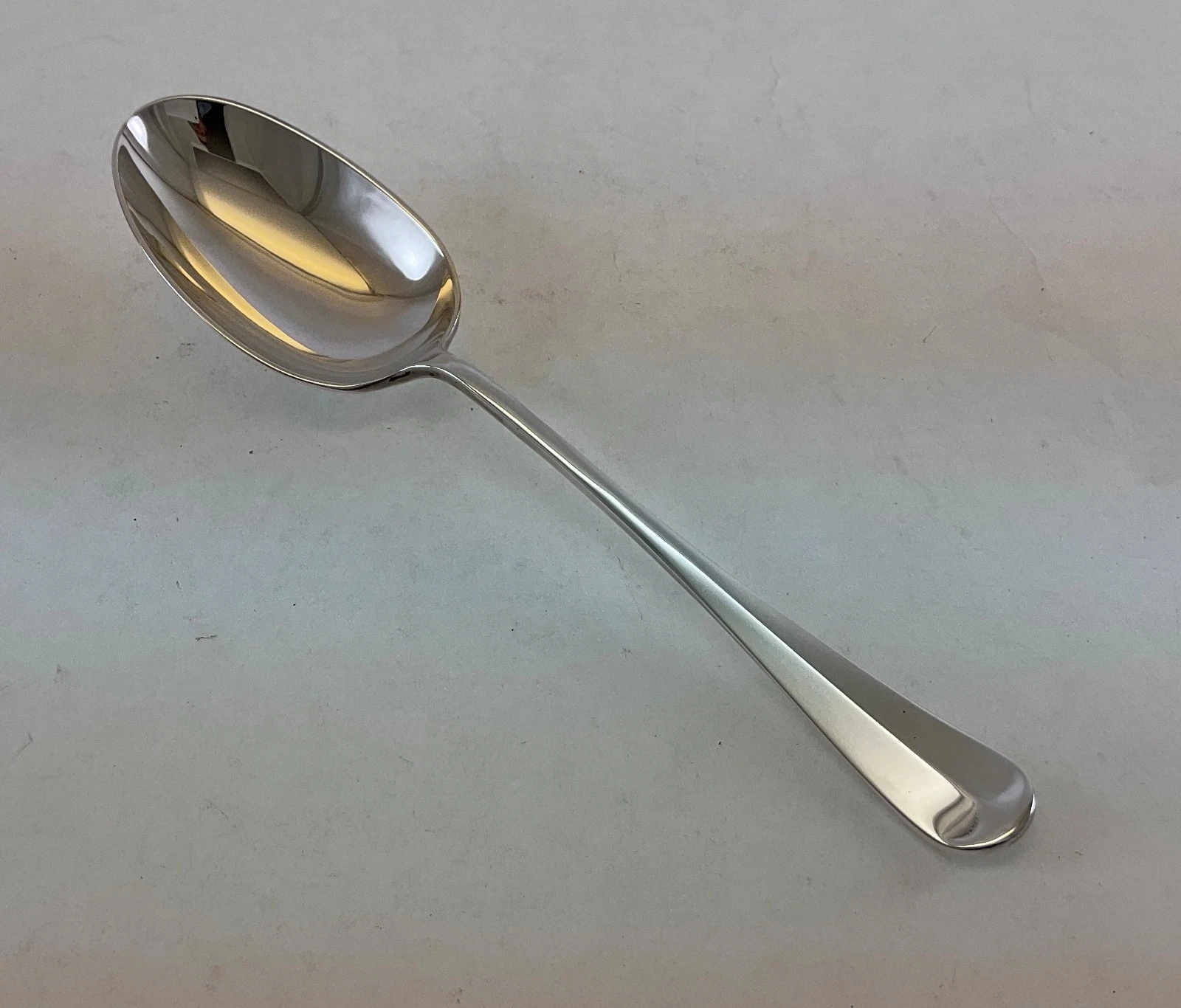 The Finest, Silver Plated Large Serving Spoon , Rattail