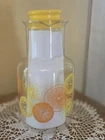 Vintage  Orange And  Lemonade Carafe Pyrex