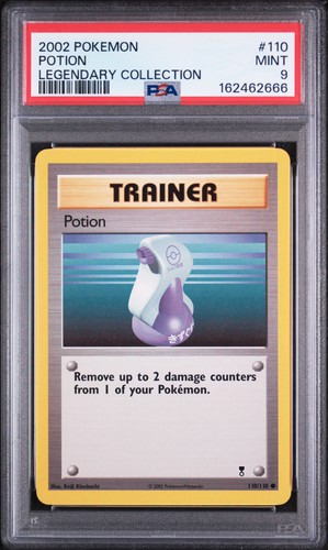 2002 POKEMON LEGENDARY COLLECTION #110 POTION PSA 9