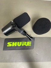 Shure MV7 Podcast Dynamic Microphone   OBS Certified, Enhanced Audio, LED Panel