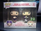 Funko Pop Movies The Grand Budapest Hotel Zero & Gustave ECCC + Protector
