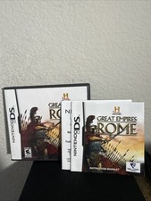 History Great Empires: Rome Nintendo DS, 2009 Case And Manuals ONLY - No Game