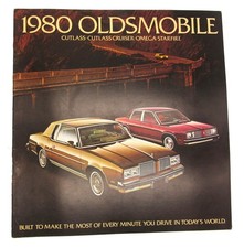 Vintage 1980 Oldsmobile Cutlass Cutlass Cruiser Omega Starfire Sales Brochure Vintage 1980 Oldsmobile Cutlass Cutlass Cruiser Omega Starfire Sales Brochure