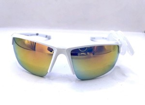 Foster Grant Active Cycling Shield Wraparound Sunglasses White/Smoke UV400