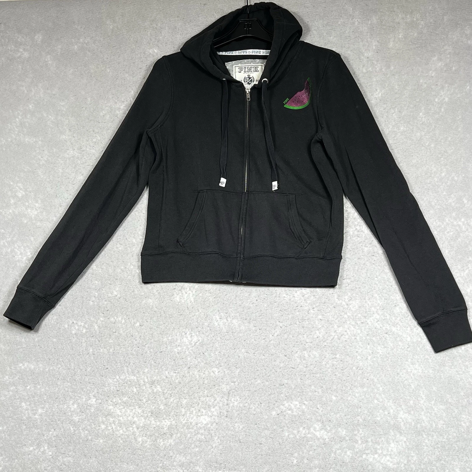 UNDERCOVER Felpa Victoria's Secret Large Is It Hot Here Or Is Just ROSA con cappuccio