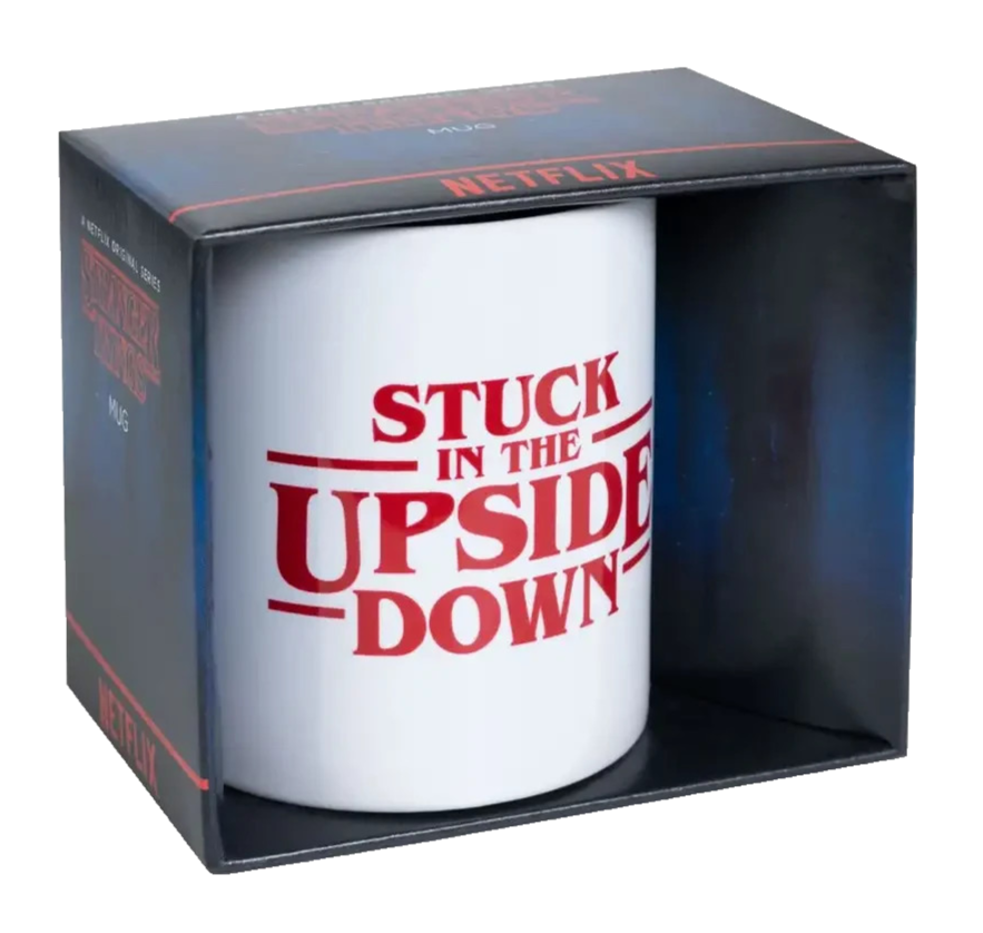 OFFICIAL NETFLIX STRANGER THINGS TV SERIES THE UPSIDE DOWN COFFEE MUG NEW!