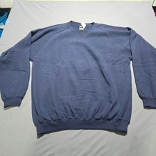 new deadstock Russell Athletic Sweatshirt Mens XL Navy Fleece Crewneck Raglan