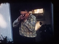 Vintage 8mm Movie Amateur Crime Caper Short Rural Scenes Friends Family