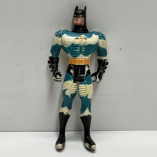 Batman DC Comics  Black, White, Green Suit 1994 Kenner Action Figure READ