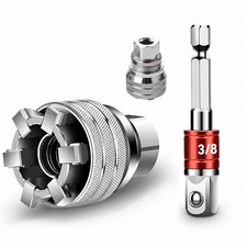 Universal Socket Wrench 10-19mm Adjustable Multifunction Sleeve Adapter Tool Kit Universal Socket Wrench 10-19mm Adjustable Multifunction Sleeve Adapter Tool Kit