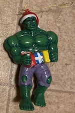 Hulk Christmas Ornament 2003 Marvel Superhero Kurt S. Adler Santa Gifts EUC
