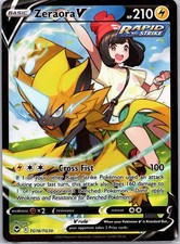 Zeraora V TG16/TG30 Holo Ultra Rare Silver Tempest Trainer Gallery Pokemon NM on eBay
