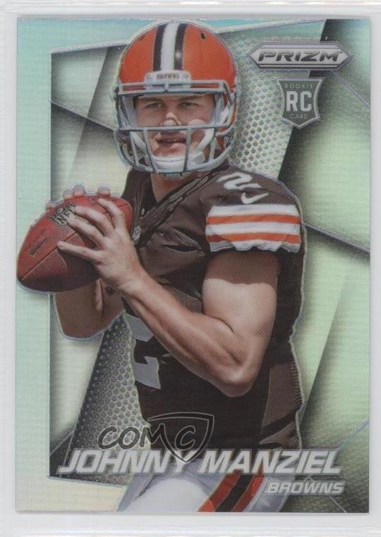 2014 Panini Prizm Silver Johnny Manziel #287 Rookie RC 2b2
