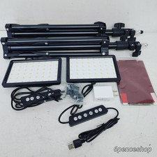 2 Pack Led Video 2400-6800k Dimmable Light Photography Lighting Kit