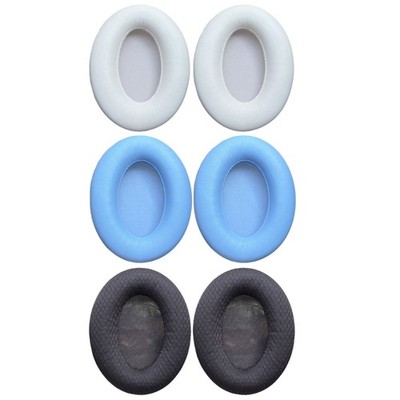 1 Pair Replacement Ear Pad Leather Ear Cushions for MT6 Active Noise Headset