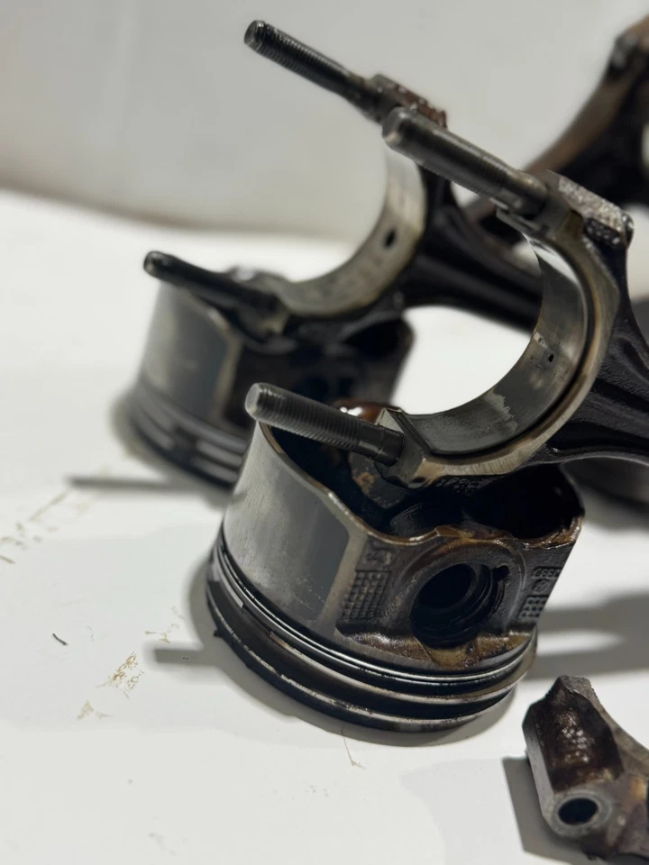 1993-1998 VW JETTA GOLF 2L 2.0L I4 USED STK PISTONS & RODS FOR PARTS - Image 4 of 4