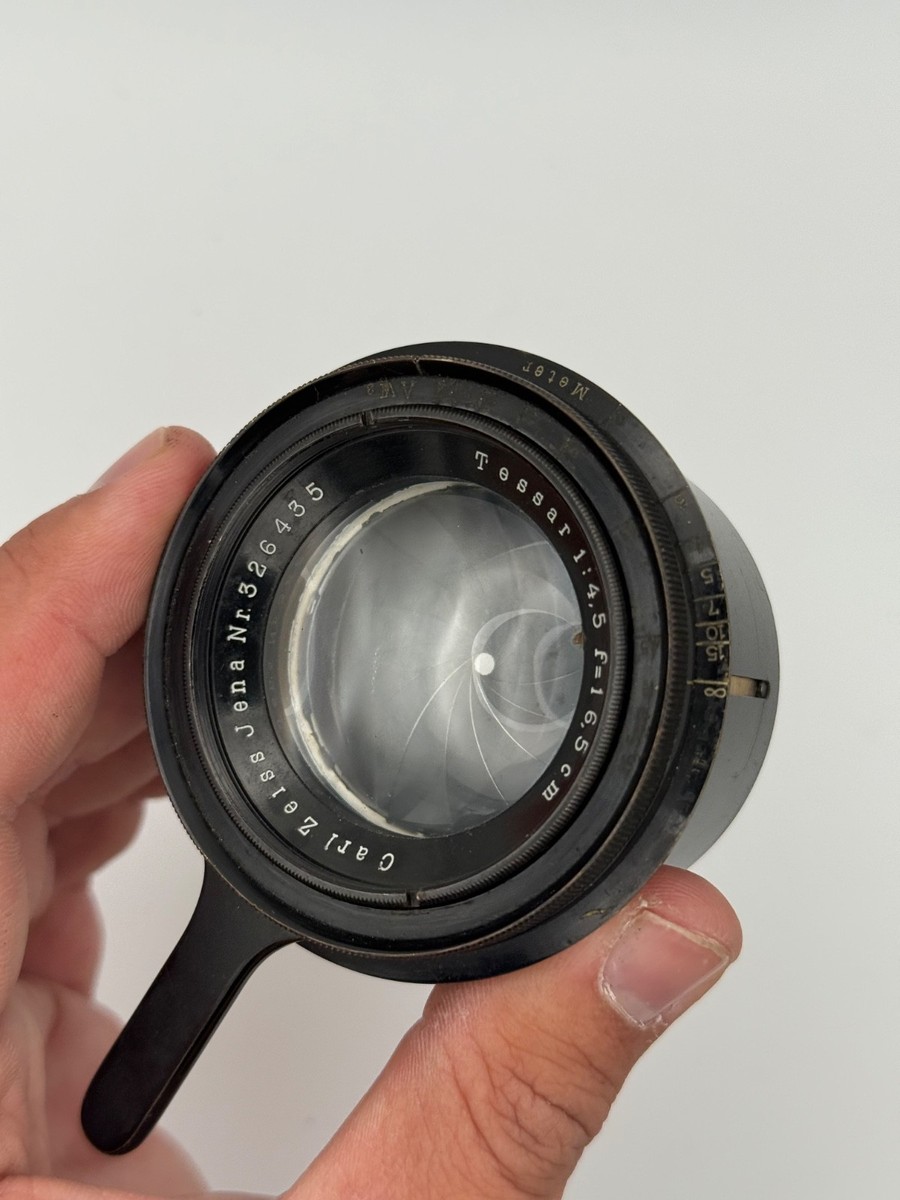 Carl Zeiss Jena 16.5cm f4.5 Tessar Large Format Lens | eBay