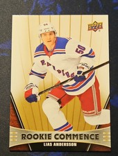 2018-19 Upper Deck Compendium - Rookies Lias Andersson #866 (RC) New York Ranger