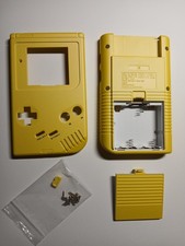 pearl yellow velvet Gameboy DMG Housing Shell Case cover no buttons or lens