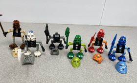 Bionicle Turaga Set of 6 Compete W Instruction 8540 8541 8542 8543 8543 8454 Lot