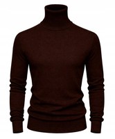 Rollkragenpullover Herren Kaschmir Und Merinowolle Merinos M Braun 358