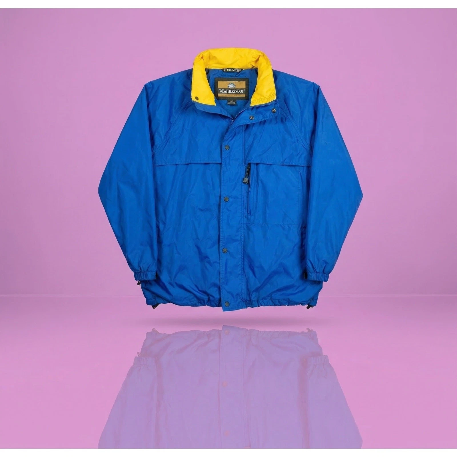 Vintage Weatherproof Performance Windbreaker, Water Resistant, Size L