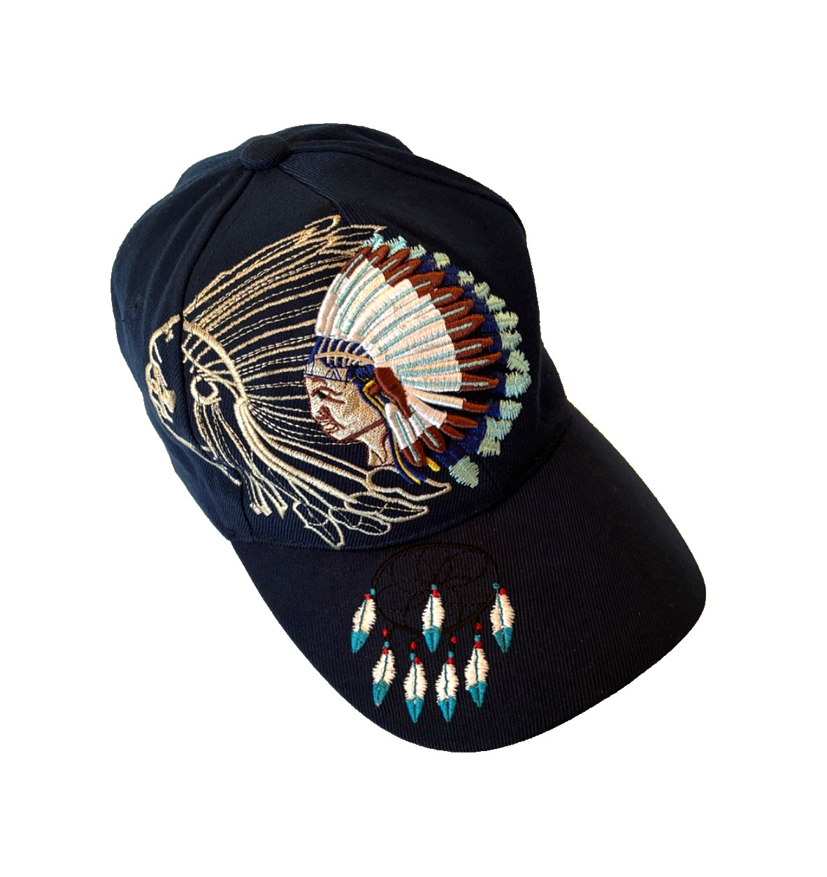 Native Pride Embroidered Strapback Hat Baseball C… - image 3