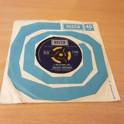 7'' Single - Engelbert Humperdinck, A Man Without Love, 1968, DECCA (F 12770)