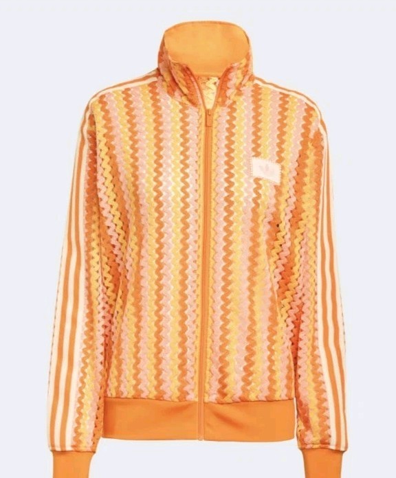 ◆adidas◆ Summer Glow Firebird Track Top Wonder White KC074 Hoodies and sweatshirts adidas Originals Summer Glow