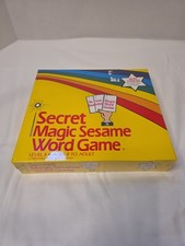Secret Magic Sesame Word Board Game by John T Freeman 1988 Vintage Brand New