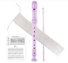 Soprano Recorder 8-Hole Instrument for Beginners Kids Students, German Style ...