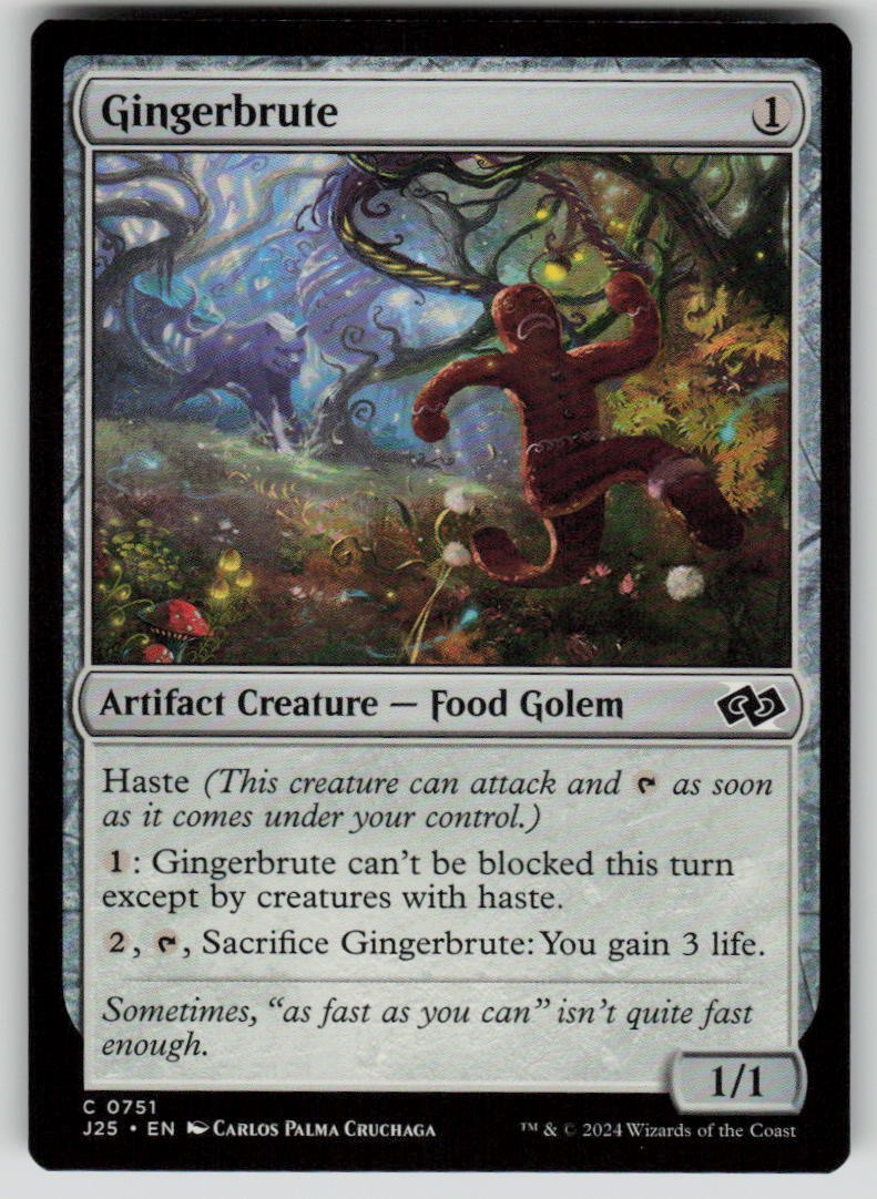 Gingerbrute Common Foundations Jumpstart 751 MTG Near Mint 2024