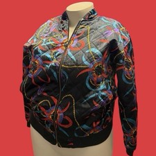 Vintage Westbound Sport Colorful Zip 80  s Windbreaker Jacket Size Small