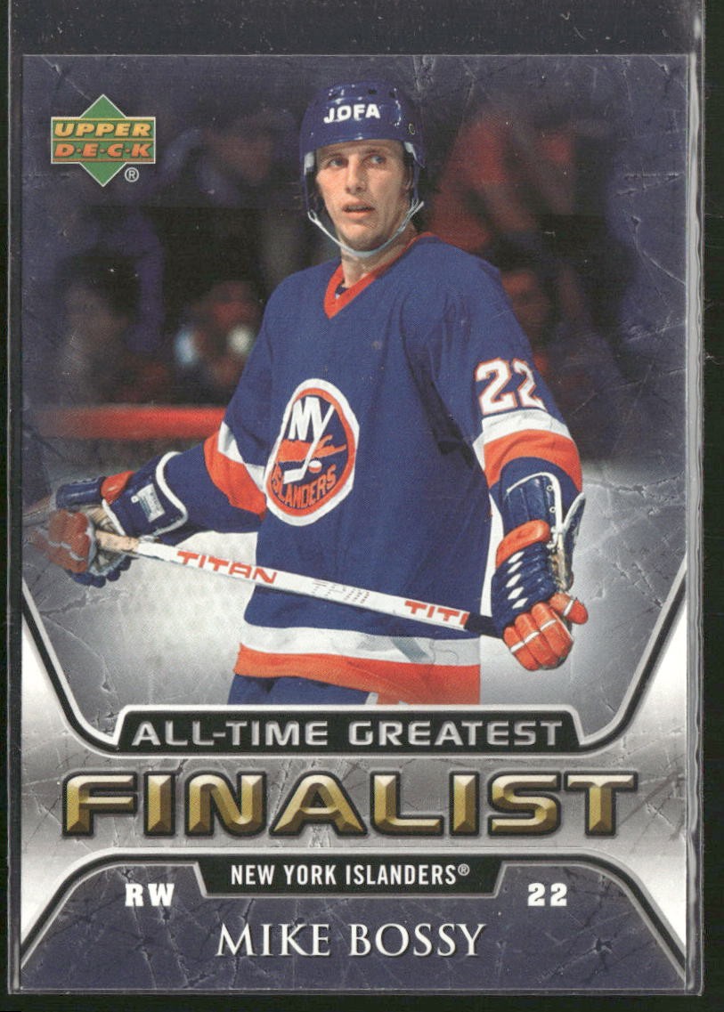 Mike Bossy #37 2005-06 Upper Deck 2005-06 Upper Deck NHL All-Time Greatest Finalist