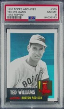 1991 Topps Archives The Ultimate 1953 Set Ted Williams #319 PSA 8 HOF 1dj9