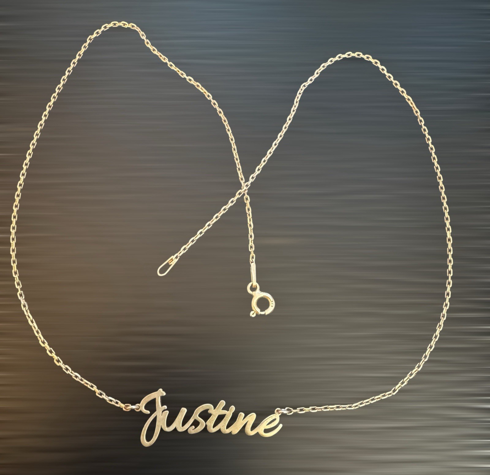 Personalized 925 Sterling Silver Script NAME Plat… - image 2