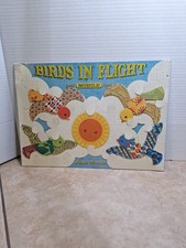 Birds in Flight Mobile Japanese Artist Jungo Terada Die Cut Birds 3D Effect Sun