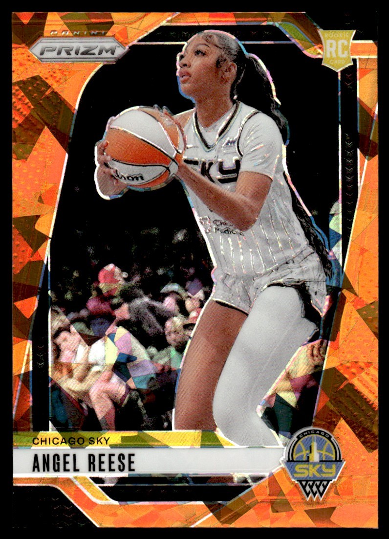 Angel Reese Rookie Orange Ice #10 2024-25 Panini Prizm WNBA Chicago Sky