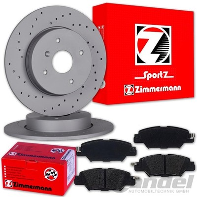 Zimmermann SPORT BREMSSCHEIBEN 303mm + BELÄGE HINTEN für MAZDA CX-5 KE GH KF