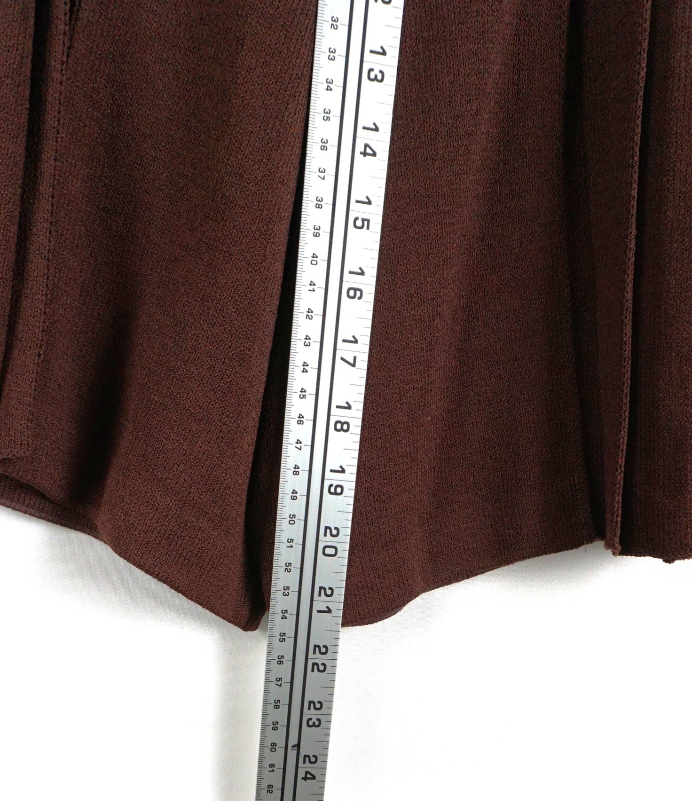 St John Collection Shorts Womens 10 Brown Knit Pleated Culottes Shorts Pocket image 4
