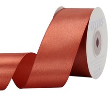 Copper Satin Ribbon Single Face Continuous 11/2 Inch x 25 Yards Craft