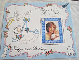 Isle of Man 1982 Diana & William mini sheet...24a2