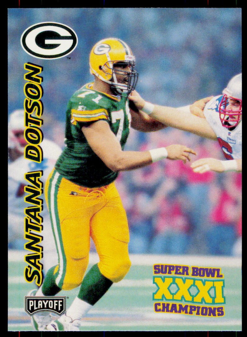 1997 Playoff Green Bay Packers Super Sunday Santana Dotson 22 Green Bay Packers