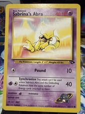 Sabrina’s Abra - 93/132 - Unlimited - Gym Challenge - Near Mint