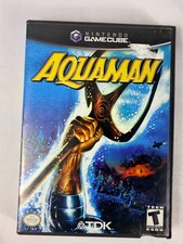 Aquaman Battle for Atlantis Nintendo GameCube CIB Manual Tested Authentic
