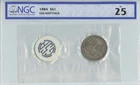 1884 Morgan Dollar GSA SOFT PACK S$1 NGC VF25