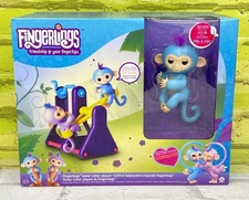New Wowwee Fingerlings PlaySet Monkey Bar Playground + Liv the Baby Monkey