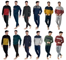 AUSTRALIAN PIGIAMA LUNGO UOMO IN CALDO COTONE IN VARIE TAGLIE VARI COLORI