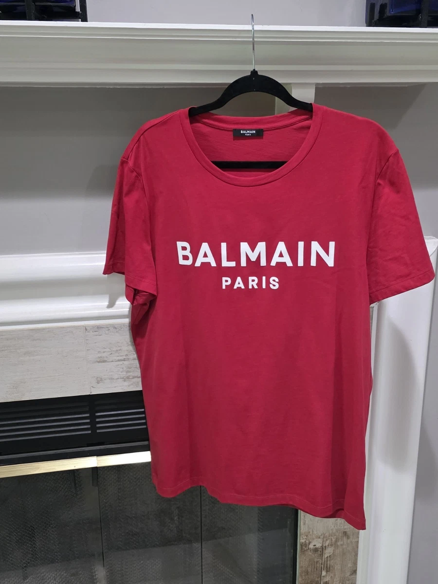 Balmain Red Shirts for Men for sale | eBay