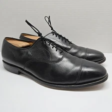 Allen Edmonds Park Avenue 5615 CapToe Black Oxford Men's Sz US 12D